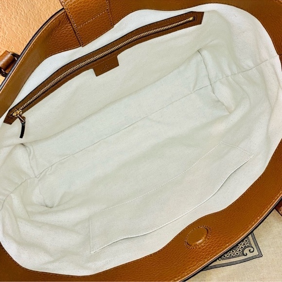 GUCCI Ophidia Medium Jacquard Denim GG Tote Bag NWT  with Original Dustbag - Picture 14 of 14